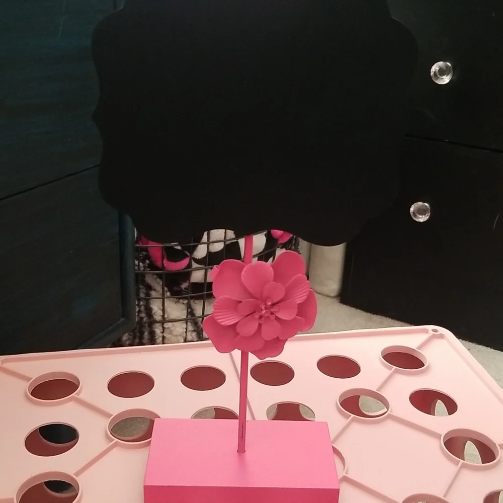 Flower desk chalkboard